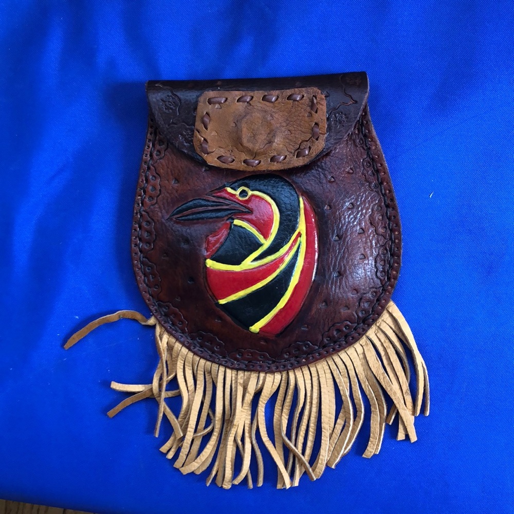 Leather hip wallet